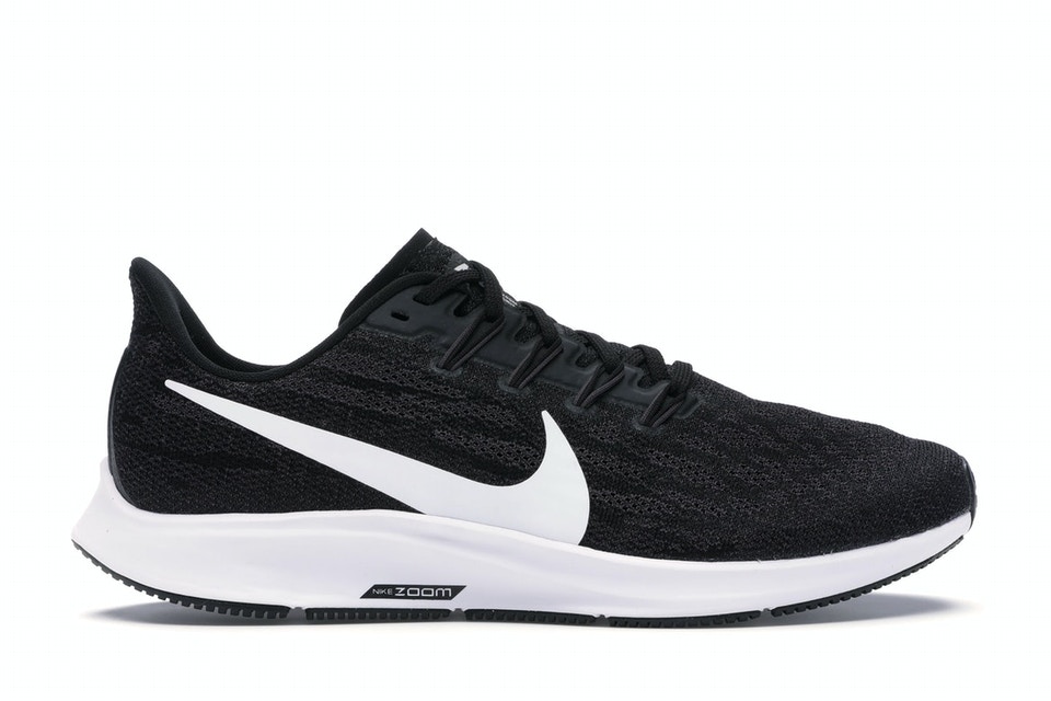 ナイキ NIKE ズーム ペガサス 黒色 ブラック ズームペガサス スニーカー 【 AIR 36 BLACK WHITE WHITETHUNDER GREY 】