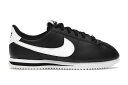 ナイキ NIKE コルテッツ レザー 黒色 ブラック 白色 ホワイト ジュニア キッズ 【 CORTEZ BASIC LEATHER BLACK WHITE GS 】