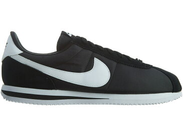 ナイキ NIKE コルテッツ ナイロン 黒色 ブラック スニーカー 【 CORTEZ BASIC NYLON BLACK WHITEMETALLIC SILVER 】