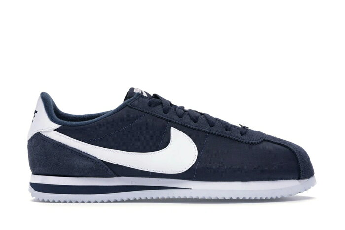 ナイキ NIKE コルテッツ ナイロン スニーカー 【 CORTEZ BASIC NYLON OBSIDIAN WHITEMETALLIC SILVER 】