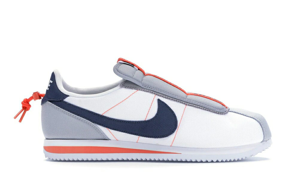 ナイキ NIKE コルテッツ スニーカー 【 CORTEZ BASIC SLIP KENDRICK LAMAR WHITE THUNDER BLUEWOLF GREYTURF ORANGE 】