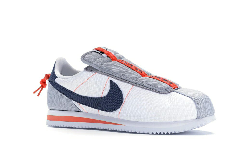 ナイキ NIKE コルテッツ スニーカー 【 CORTEZ BASIC SLIP KENDRICK LAMAR WHITE THUNDER BLUEWOLF GREYTURF ORANGE 】