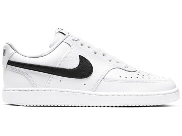 ナイキ NIKE コート 白色 ホワイト スニーカー 【 COURT VISION LOW WHITE BLACK 】