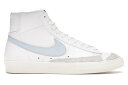 ナイキ ブレイザー ミッド 白色 ホワイト 青色 ブルー スニーカー メンズ 【 NIKE BLAZER MID 77 WHITE CELESTINE BLUE / WHITE CELESTINE BLUE SAIL 】