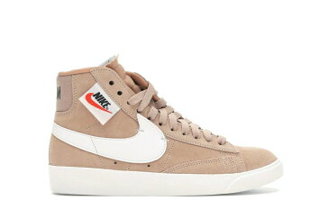 ナイキ NIKE ブレイザー ミッド レベル ベージュ 白色 ホワイト レディース スニーカー 【 BLAZER MID REBEL BIO BEIGE SUMMIT WHITE WOMENS WHITEBLACKPRALINE 】