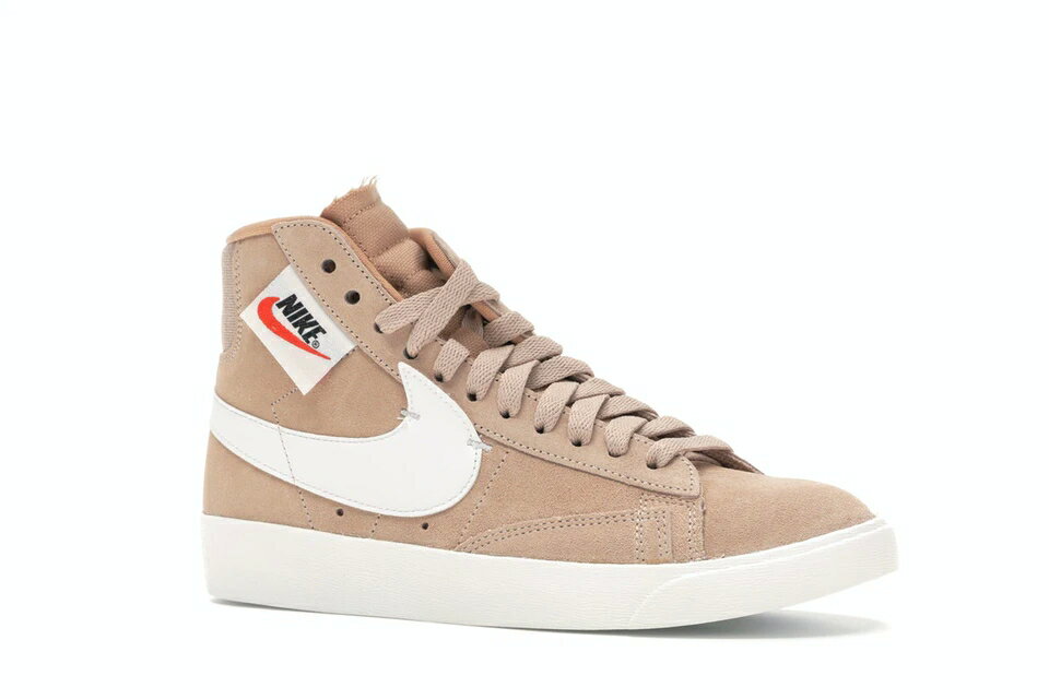 ナイキ NIKE ブレイザー ミッド レベル ベージュ 白色 ホワイト レディース スニーカー 【 BLAZER MID REBEL BIO BEIGE SUMMIT WHITE WOMENS WHITEBLACKPRALINE 】