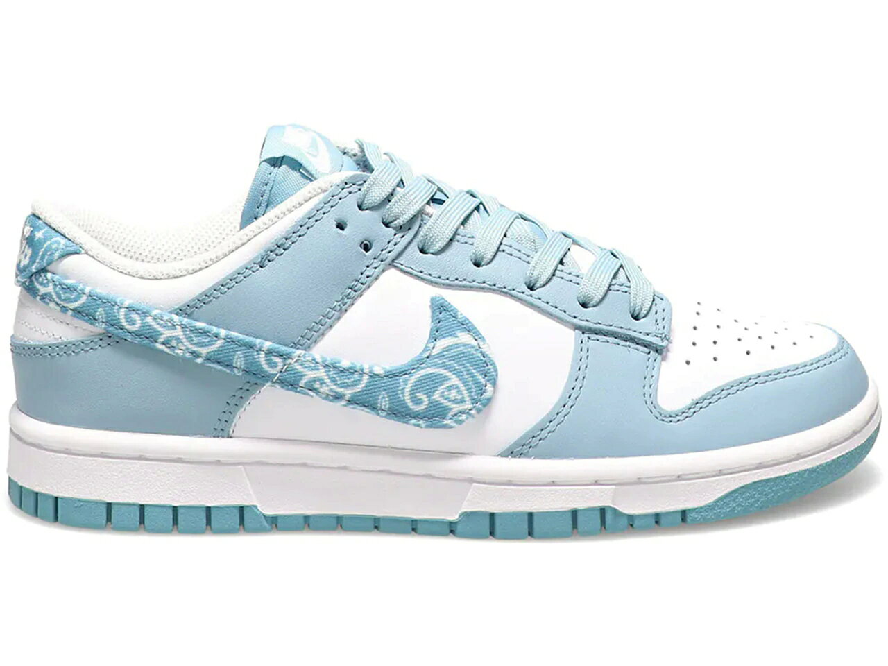 ナイキ NIKE ダンク 青色 ブルー ダンクロー レディース スニーカー 【 ESSENTIAL PAISLEY PACK WORN BLUE WOMENS WHITE BLUEWHITE 】