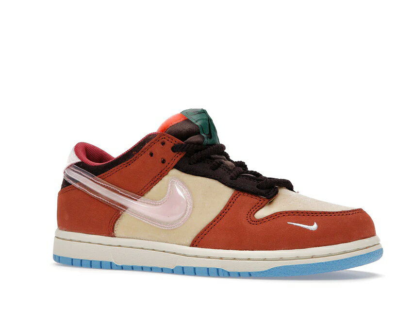 ナイキ NIKE ダンク フリー ランチ ダンクロー キッズ 【 SOCIAL STATUS FREE LUNCH CHOCOLATE MILK PS CANVAS MID SOFT PINKBURNT BROWN 】