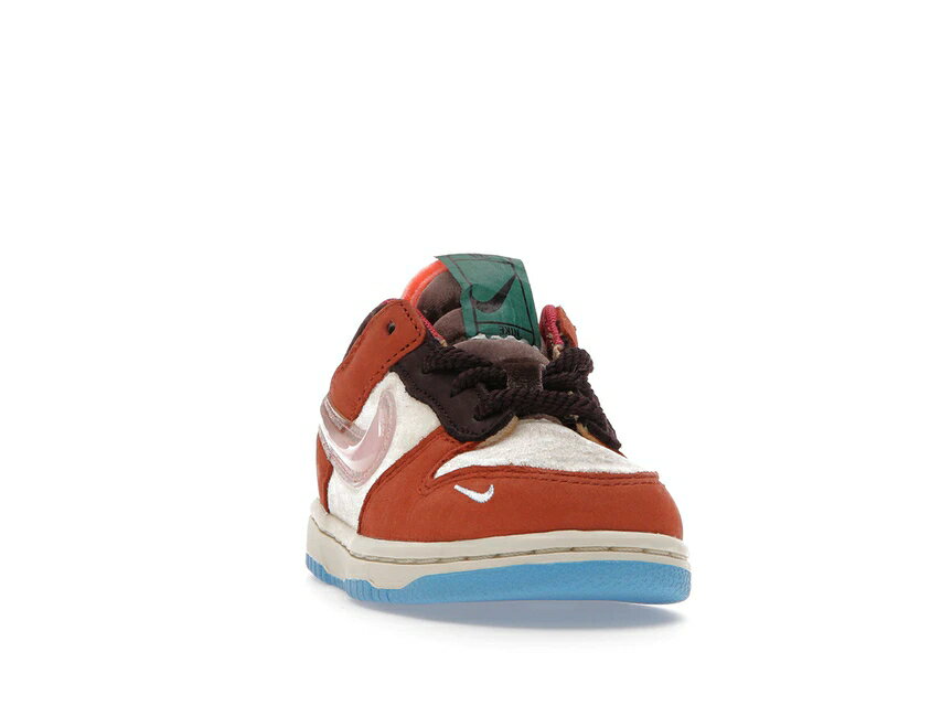 ナイキ NIKE ダンク フリー ランチ ダンクロー 赤ちゃん 【 SOCIAL STATUS FREE LUNCH CHOCOLATE MILK BABY CANVAS MID SOFT PINKBURNT BROWN 】