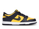 ナイキ ダンク ミシガン ダンクロー 【 NIKE DUNK LOW MICHIGAN (2021) (GS) / VARSITY MAIZE MIDNIGHT NAVY-WHITE 】 キッズ ベビー マタニティ スニーカー