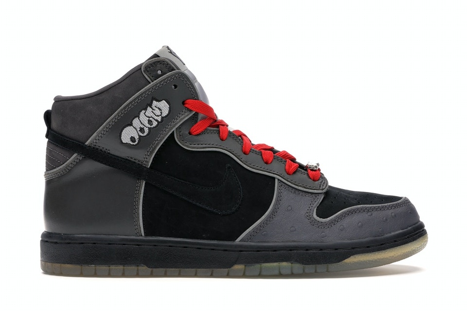 ナイキ エスビー ダンク ハイ 黒色 ブラック ダンクハイ スニーカー メンズ 【 NIKE SB DUNK HIGH MF DOOM / BLACK BLACK MIDNIGHT FOG 】