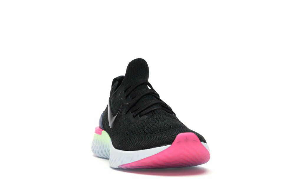 ナイキ NIKE エピック リアクト フライニット 黒色 ブラック ピンク レディース スニーカー 【 EPIC PINK REACT FLYKNIT 2 BLACK SAPPHIRE HYPER WOMENS BLACKSAPPHIRELIME BLASTHYPER PINKBLUE TINT 】