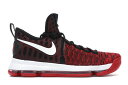 楽天スニケスナイキ 赤 レッド 白色 ホワイト 黒色 ブラック スニーカー メンズ 【 NIKE KD 9 HARD WORK / UNIVERSITY RED WHITE BLACK 】