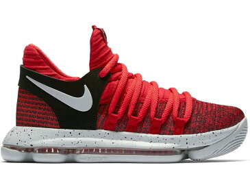 ナイキ NIKE 赤 レッド ジュニア キッズ 【 RED KD 10 UNIVERSITY GS PURE PLATINUMBLACK 】