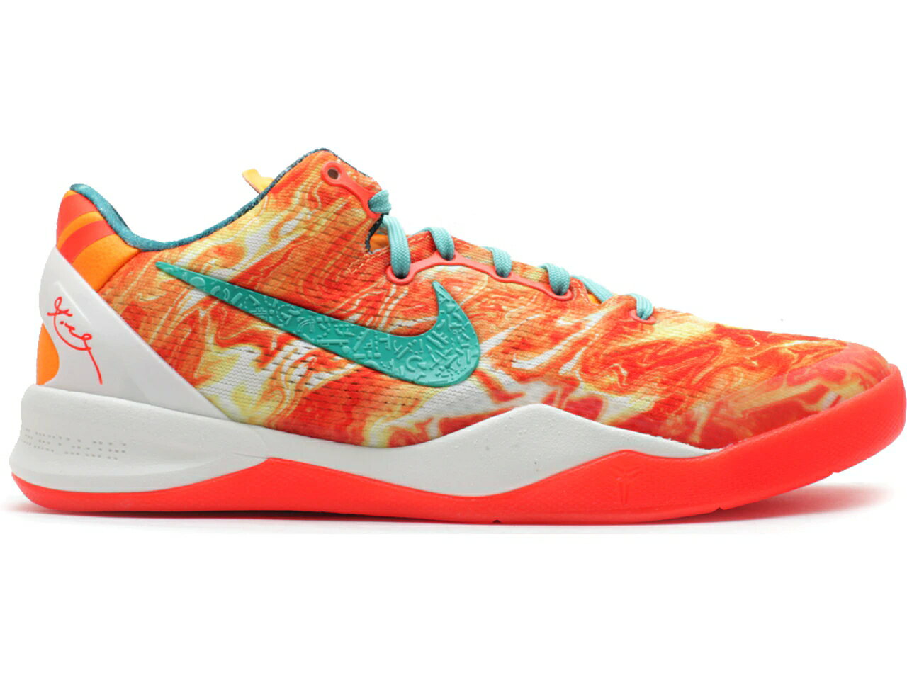 ナイキ コービー 【 NIKE KOBE 8 ALL-STAR (2013) (GS) / BRIGHT CITRUS SPORT TURQUOISE 】 キッズ ベビー マタニティ スニーカー