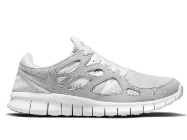 ナイキ NIKE フリー ラン 灰色 グレー スニーカー 【 FREE RUN 2 WOLF GREY 2021 WHITE PURE PLATINUM 】