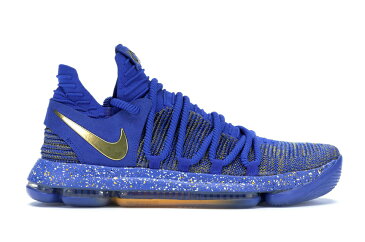 ナイキ NIKE スニーカー 【 KD 10 FINALS RACER BLUE METALLIC GOLD 】