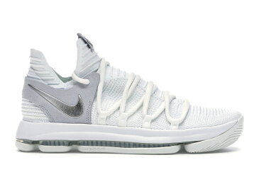 ナイキ NIKE スニーカー 【 KD 10 STILL WHITE METALLIC SILVERPURE PLATINUM 】