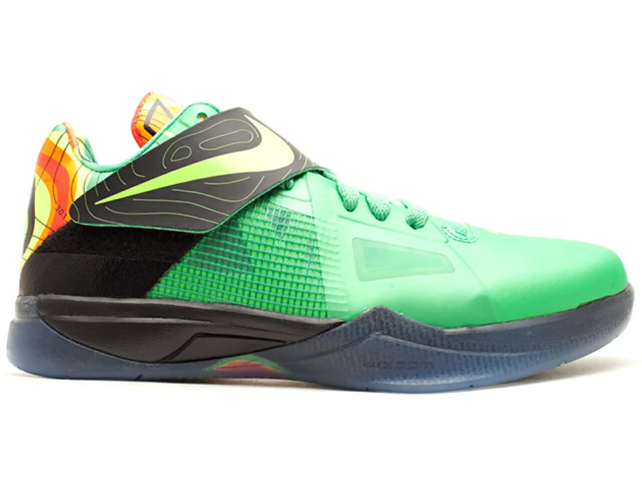 ナイキ 緑 グリーン 黒色 ブラック チーム 【 NIKE KD 4 WEATHERMAN (GS) / LUSH GREEN VOLT BLACK TEAM 】 キッズ ベビー マタニティ スニーカー