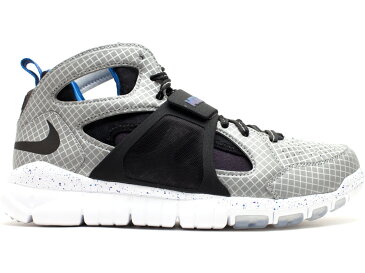 ナイキ NIKE ハラチ フリー スニーカー 【 HUARACHE FREE SHIELD MEGATRON CALVIN JOHNSON REFLECT SILVER BLACKBATTLE BLUE 】