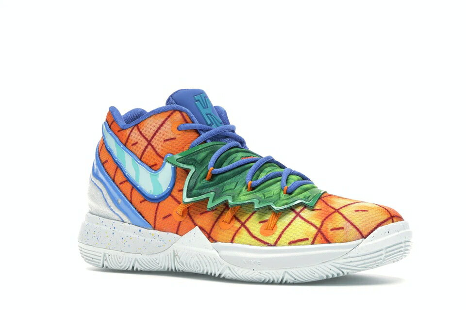 ナイキ NIKE カイリー スポンジボブ キッズ 【 KYRIE 5 SPONGEBOB PINEAPPLE HOUSE PS ORANGE PEEL TEAL TINT 】