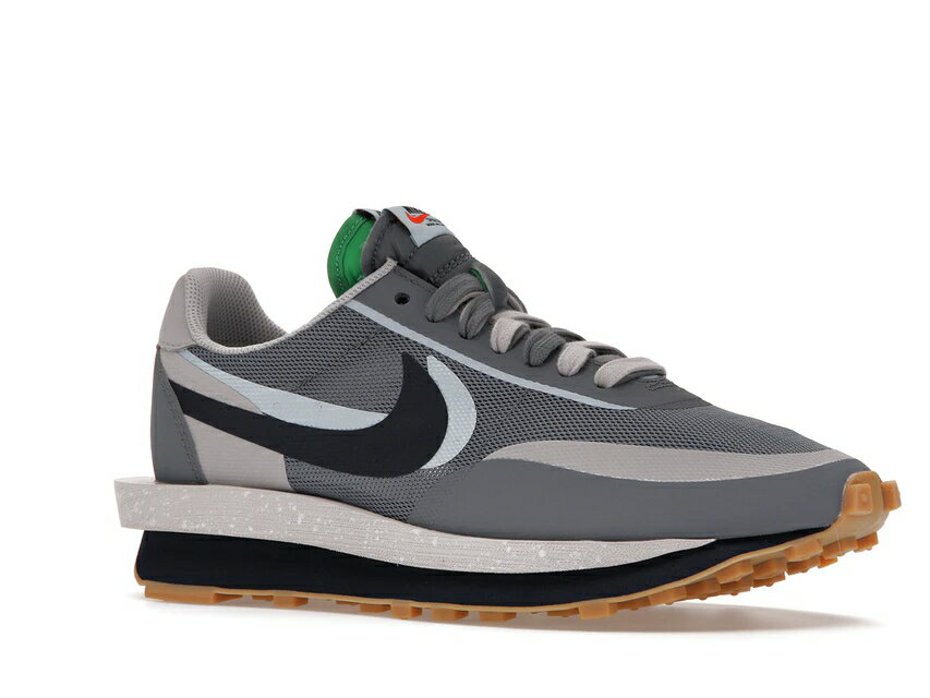 ナイキ NIKE ワッフル クロット クール スニーカー 【 LD WAFFLE SACAI CLOT KISS OF DEATH 2 COOL GREY OBSIDIAN NAVY GREEN 】