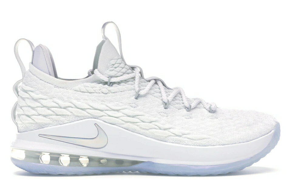 iCL u F zCg F Vo[ Xj[J[ Y y NIKE LEBRON 15 LOW WHITE METALLIC SILVER / WHITE METALLIC SILVER WHITE z