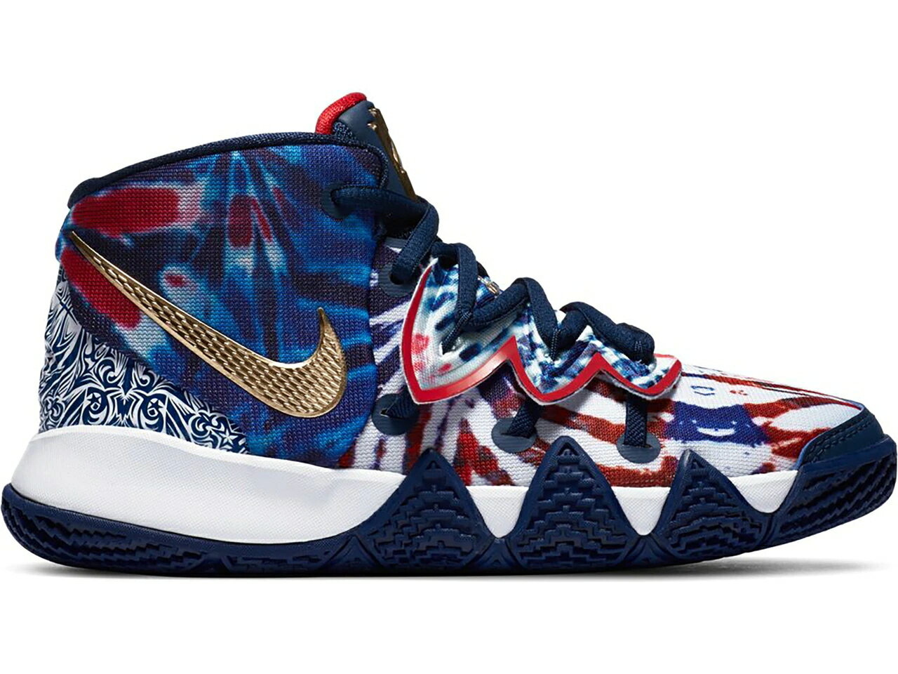 ナイキ NIKE ネクタイ キッズ 【 KYBRID S2 TIE DYE USA PS BLUE VOID METALLIC GOLDPHOTO BLUEWHITE 】