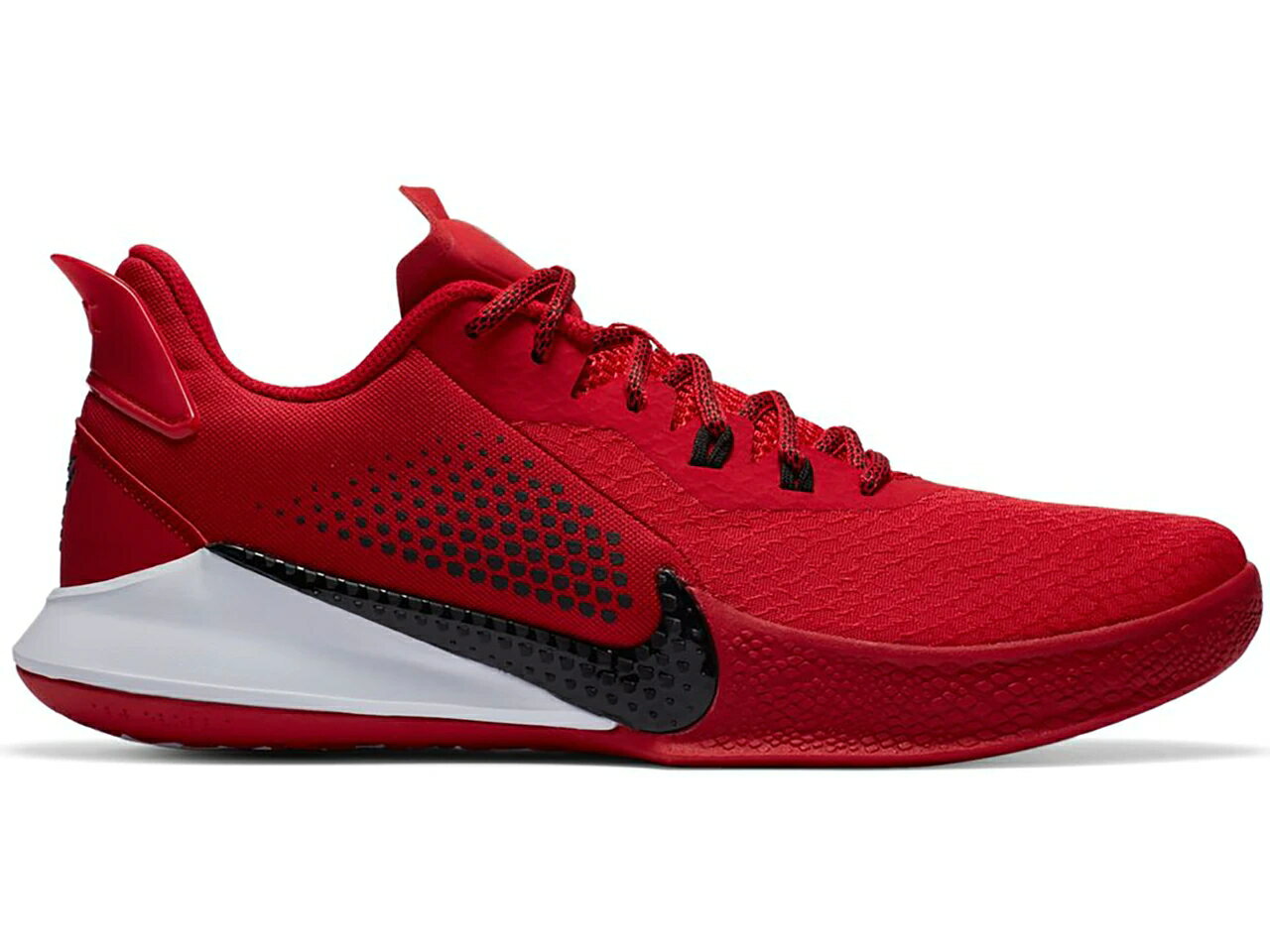 ナイキ NIKE マンバ 赤 レッド スニーカー 【 RED MAMBA FURY UNIVERSITY TEAM GYM REDWHITEBLACK 】