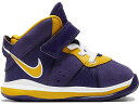 ナイキ NIKE レブロン レイカーズ 赤ちゃん 【 LAKERS LEBRON 8 BABY PURPLE YELLOW 】