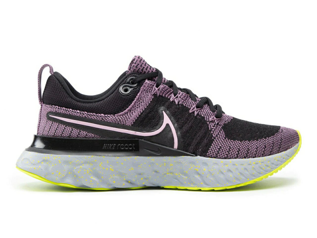 ナイキ NIKE リアクト ラン フライニット 紫 バイオレット レディース スニーカー 【 REACT INFINITY RUN FLYKNIT 2 VIOLET DUST WOMENS BLACK CYBER ELEMENTAL PINK 】