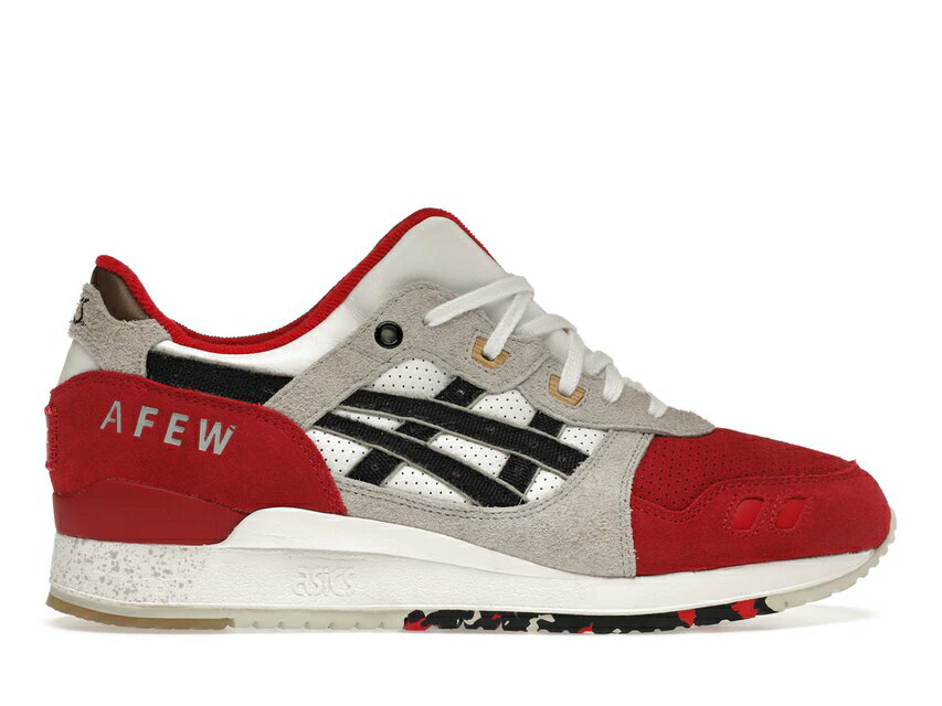 å 饤  å  ֥å  ۥ磻 ˡ   ASICS GEL-LYTE III AFEW KOI (SPECIAL BOX) / RED BLACK WHITE 