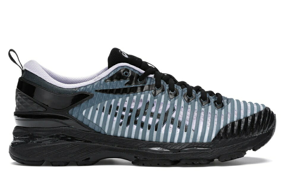 アシックス 黒色 ブラック 青色 ブルー スニーカー メンズ 【 ASICS GEL-DELVA 1 KIKO KOSTADINOV BLACK BLUE / BLACK BLUE 】