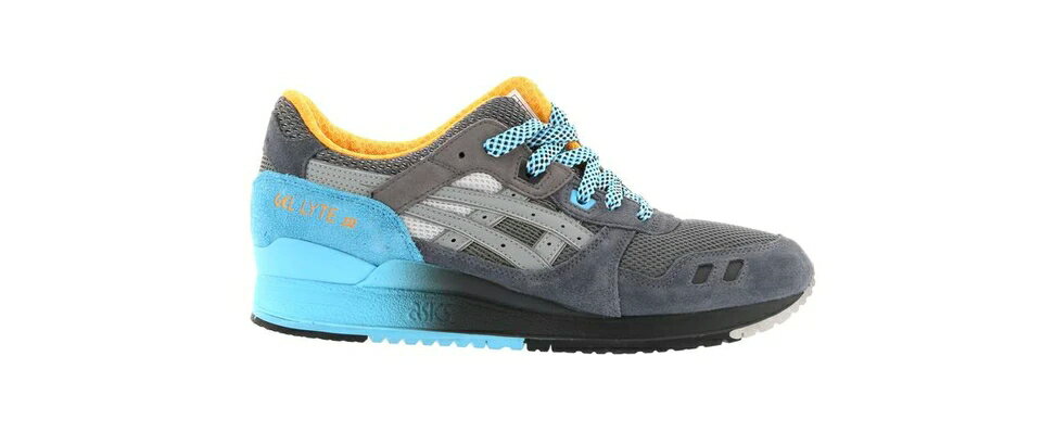 アシックス ゲルライト ジャム 灰色 グレー 青色 ブルー スニーカー メンズ 【 ASICS GEL-LYTE III SLAM JAM 6THPRLLL (2016) / GREY GREY BLUE 】