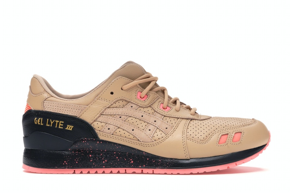 アシックス ASICS ゲルライト 靴 スニーカー 【 GELLYTE III SNEAKER FREAKER TIGER SNAKE BEIGE PINK 】