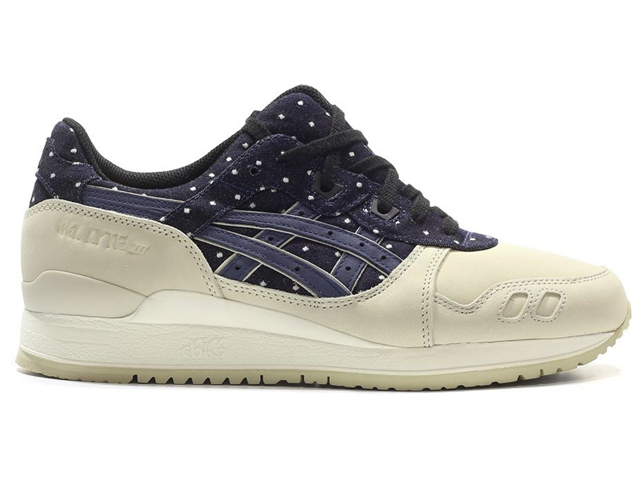 アシックス ゲルライト デニム クリーム 白色 ホワイト 青色 ブルー スニーカー メンズ 【 ASICS GEL-LYTE III JAPANESE DENIM INDIAN INK / CREAM WHITE BLUE 】