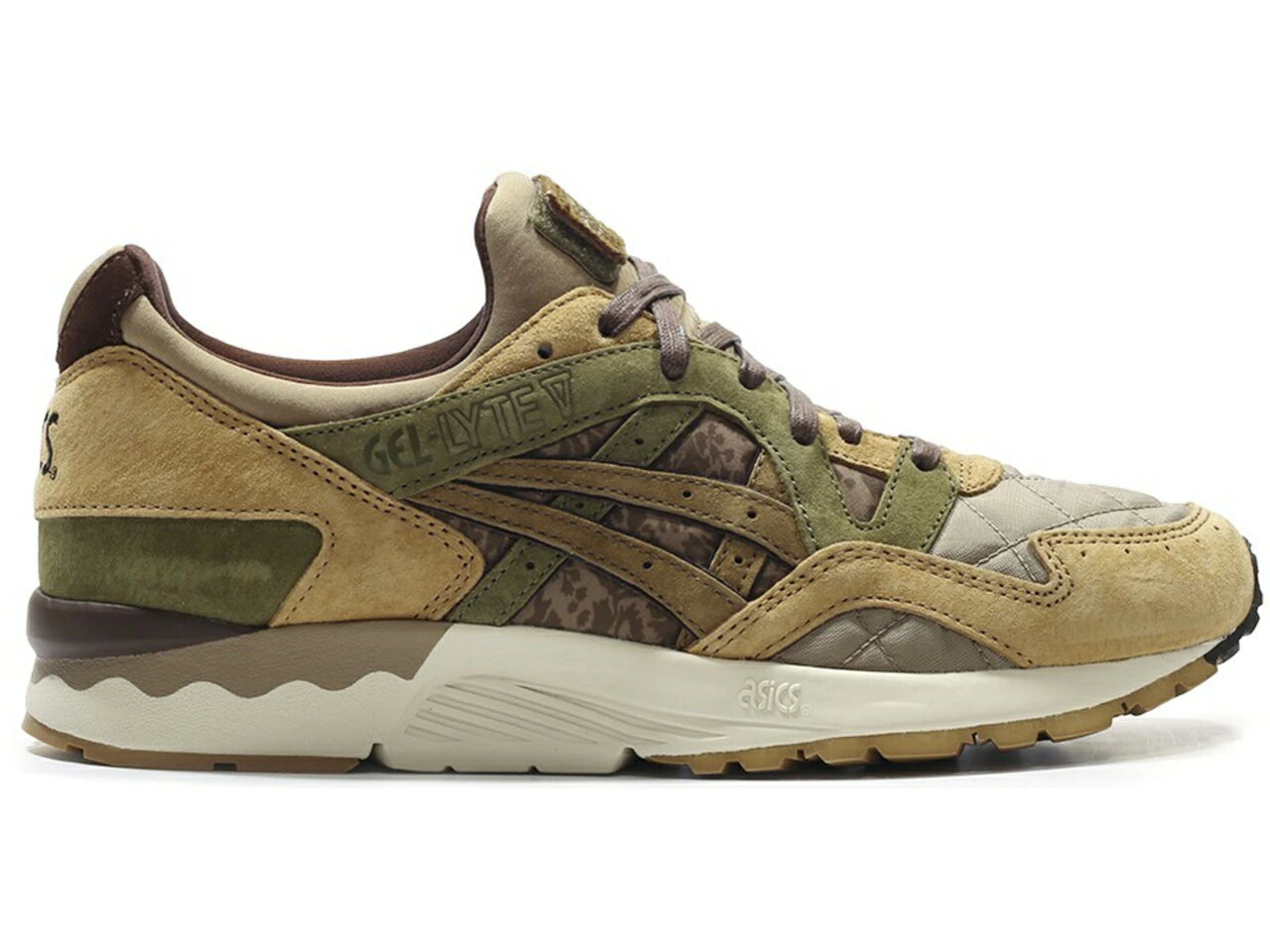 AVbNX QCg F Th  O[ F uE Xj[J[ Y y ASICS GEL-LYTE V SBTG KICKS LAB PHYS ED / SAND GREEN BROWN z