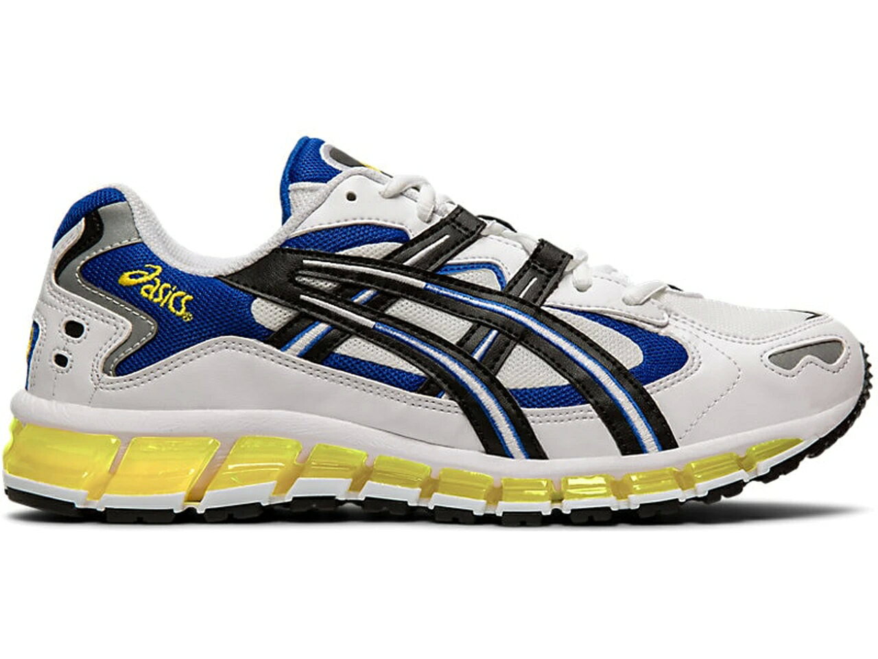 アシックス ASICS 白色 ホワイト 黒色 ブラック スニーカー 【 GELKAYANO 5 360 WHITE BLACK YELLOW 】