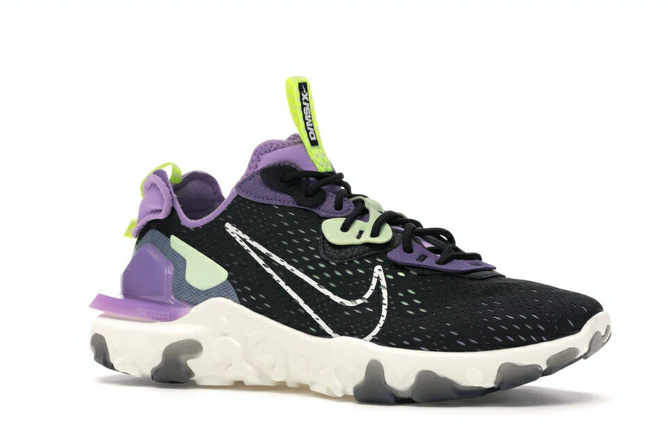 ナイキ NIKE リアクト 紫 パープル スニーカー 【 PURPLE REACT VISION GRAVITY VOLT BLACK SAIL DARK SMOKE GREY 】