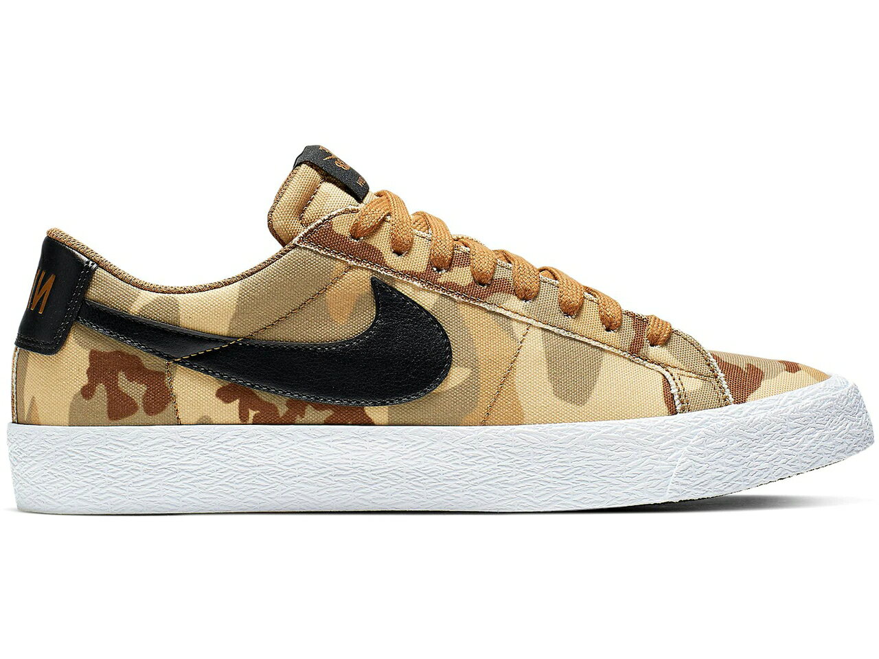 ナイキ NIKE エスビー ブレイザー スニーカー 【 SB BLAZER LOW CANVAS DESERT CAMO PARACHUTE BEIGE BLACKALE BROWN 】