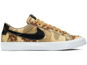 ナイキ NIKE エスビー ブレイザー スニーカー 【 SB BLAZER LOW CANVAS DESERT CAMO PARACHUTE BEIGE BLACKALE BROWN 】