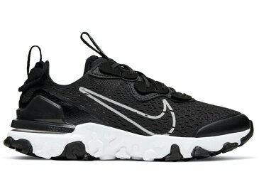 ナイキ NIKE リアクト 黒色 ブラック ジュニア キッズ 【 REACT VISION BLACK GS WHITE 】