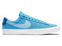 ナイキ エスビー ブレイザー 青色 ブルー 白色 ホワイト スニーカー メンズ 【 NIKE SB BLAZER LOW GT EL CAMINO / LIGHT BLUE WHITE 】