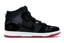 ナイキ エスビー ダンク ハイ 黒色 ブラック 白色 ホワイト 赤 レッド ダンクハイ スニーカー メンズ 【 NIKE SB DUNK HIGH BRED / BLACK BLACK WHITE VARSITY RED 】