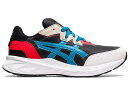 アシックス ブラスト 黒色 ブラック 青色 ブルー スニーカー メンズ 【 ASICS GEL-TARTHER BLAST BLACK AIZURI BLUE / BLACK AIZURI BLUE 】