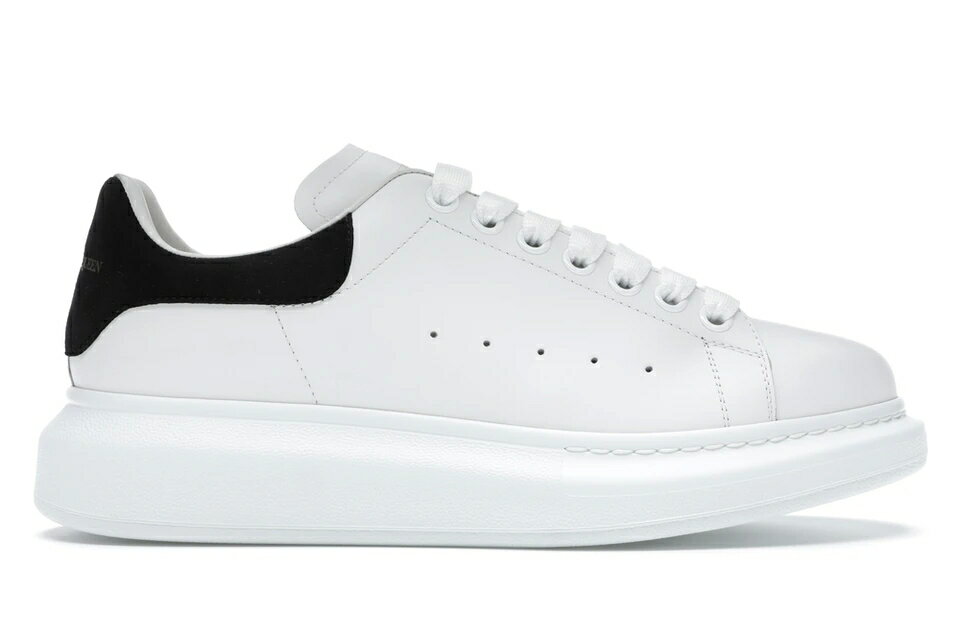 アレキサンダーマックイーン アイボリー 黒色 ブラック WOMEN'S スニーカー メンズ 【 ALEXANDER MCQUEEN ALEXANDER MCQUEEN OVERSIZED IVORY BLACK (WOMEN'S) / 】 スニーカー