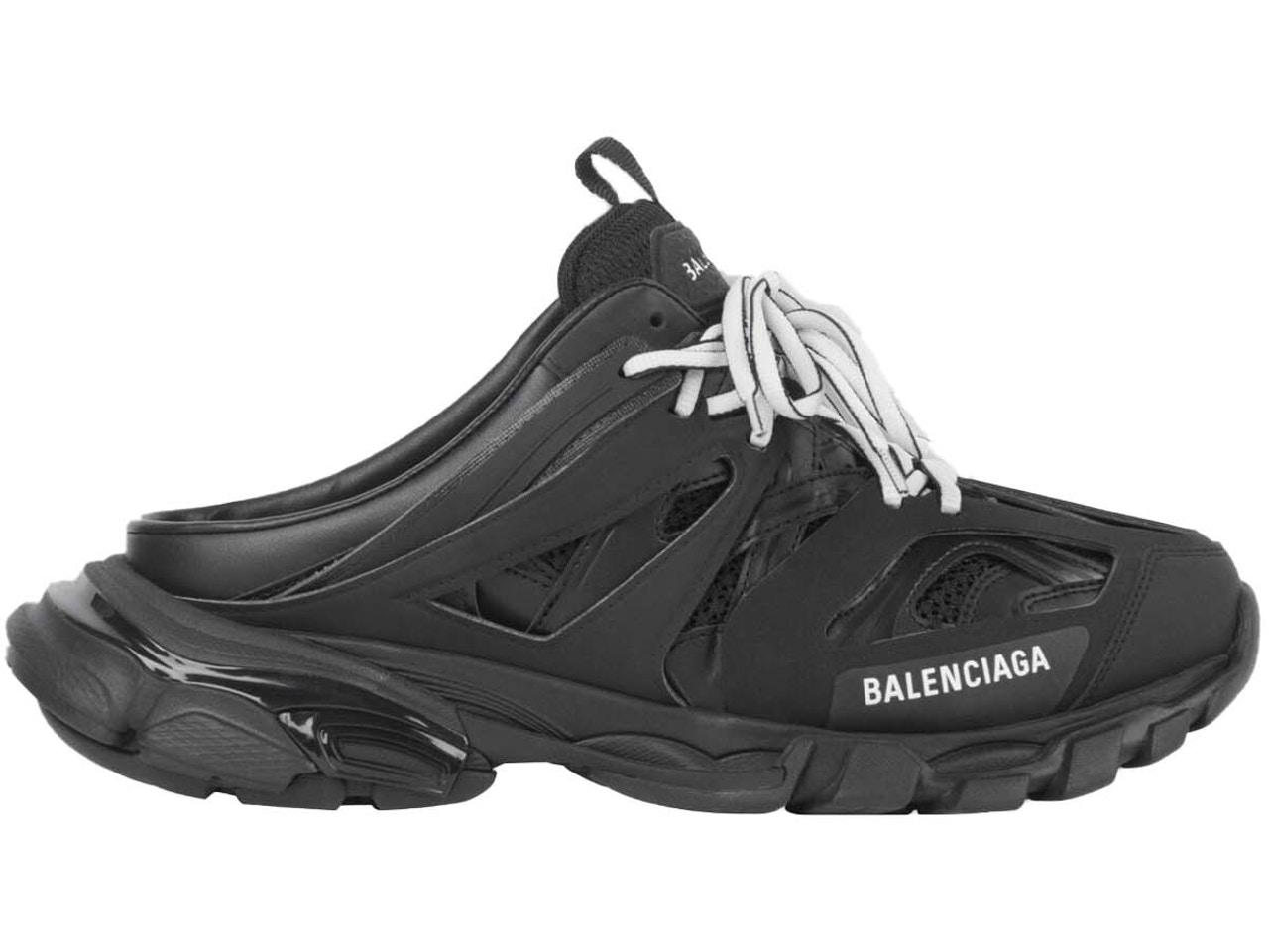 バレンシアガ トラック 黒色 ブラック スニーカー メンズ 【 BALENCIAGA TRACK MULE BLACK / 】