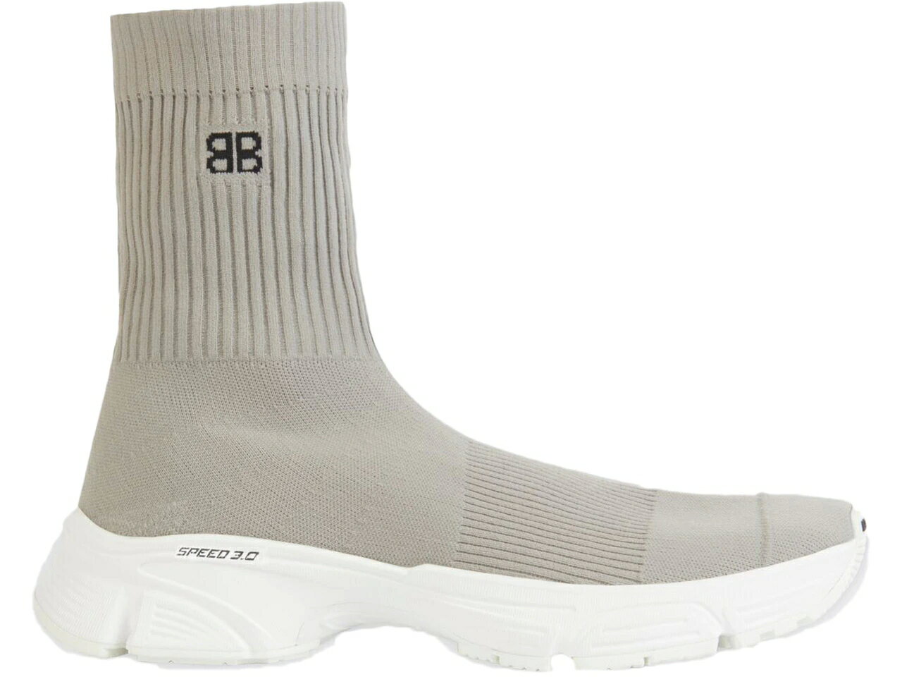 バレンシアガ スピード 灰色 グレー 白色 ホワイト 3.0 スニーカー メンズ 【 BALENCIAGA SPEED GREY WHITE / GREY WHITE 】