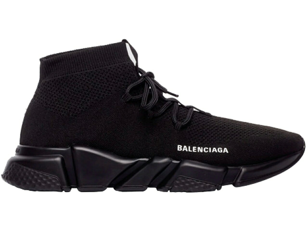 バレンシアガ スピード トレーナー 黒色 ブラック スニーカー メンズ 【 BALENCIAGA SPEED TRAINER LACE UP BLACK / 】