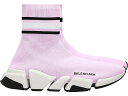 oVAK Xs[h sN F zCg F ubN 2.0 WOMEN'S Xj[J[ fB[X y BALENCIAGA SPEED STRIPPED PINK (WOMEN'S) / PINK WHITE BLACK z